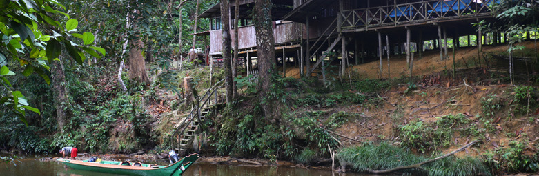 Malaysia Reisen | Longhouse, Borneo