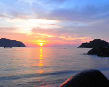 Malaysia Flitterwochen | Sonnenuntergang, Pangkor Laut