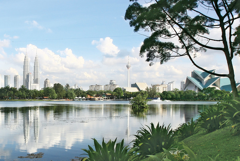 Malaysia Reisen | Skyline mit Petronas Towers, Kuala Lumpur