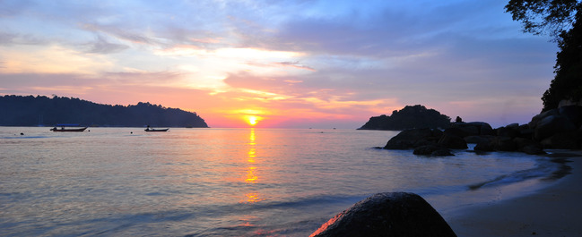 Malaysia Flitterwochen | Sonnenuntergang, Pangkor Laut Malaysia Flitterwochen | Sonnenuntergang, Pangkor Laut
