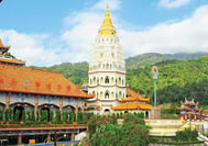 Kek Lok Si Tempel in Georgetown, Rundreise Spuren chinesischer Hndler